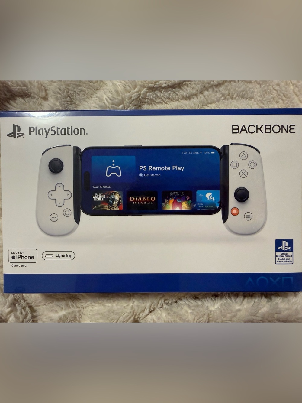Backbone -PlayStation Edition (Lightning) Mobile Gaming Controller for iPhone